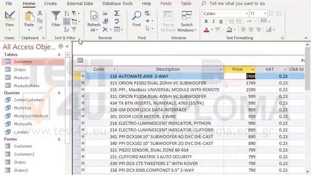 Sort the Price field in descending order. смотреть онлайн