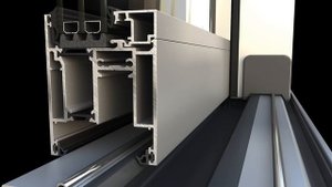 Раздвижные теплые окна, принцип работы створок- низ