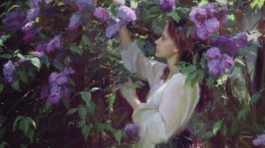 Одинокая ветка сирени