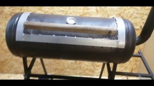 мангал из газового балона