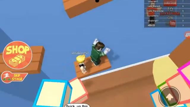 Побег от малыша в ROBLOX. смотреть онлайн