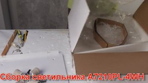 Накладной светильник ARTE Lamp A7210PL-4WH - видеообзор