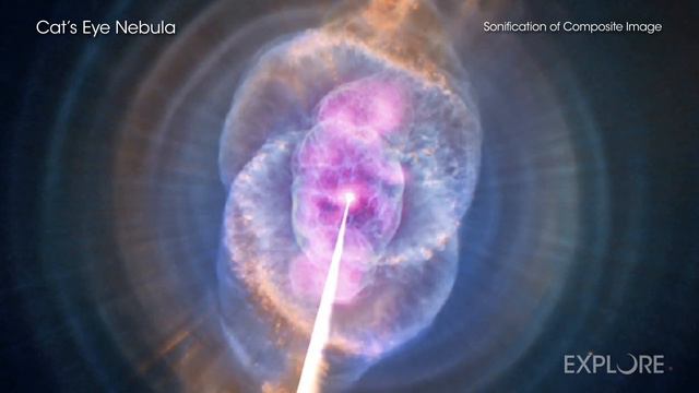 Cosmic imagery sonified! Cat's Eye Nebula, Whirlpool galaxy and more - Take a tour смотреть онлайн