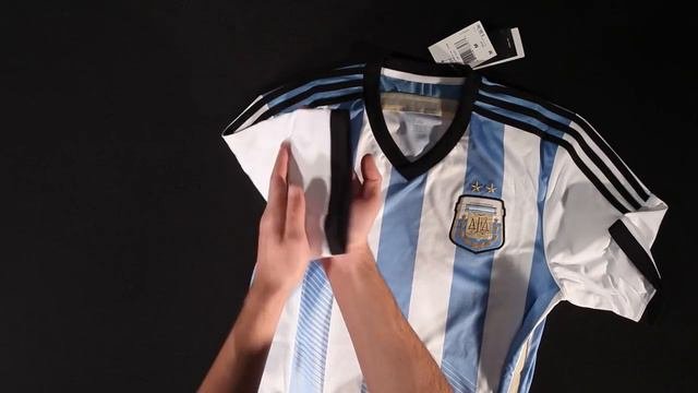 Adidas Argentina 2014 Home Soccer Jersey - Unboxing