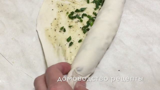 СЛОЕНЫЕ ЛЕПЕШКИ с луком на СКОВОРОДЕ