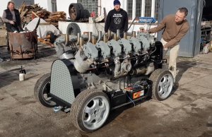 (1 часть)
Запуск танкового двигателя V12  29,4 л
Мощность 810 л.с.