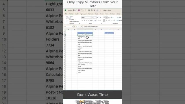 ? Excel Magic: Selecting Numbers from Arrays Made Simple! ?✨