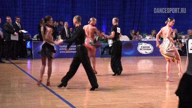 Vladimir Tkachuk - Albina Demina RUS, Cha-Cha-Cha | WDSF International Open Latin смотреть онлайн