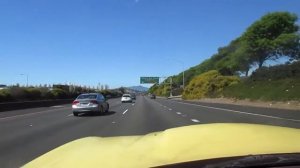 1972 Yellow Ford Torino 429 Driving