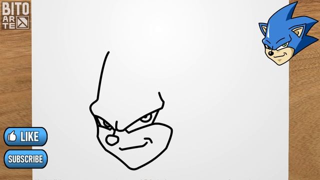 How to draw S0NIC (Dragon Ball Version) step by step, EASY смотреть онлайн