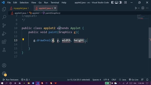 DRAW ROUNDED RECTANGLE USING APPLET | JAVA APPLET PART 4 | VUZZARE смотреть онлайн