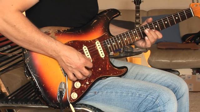 2010 Fender 1960 Stratocaster Relic Sunburst Part2 смотреть онлайн
