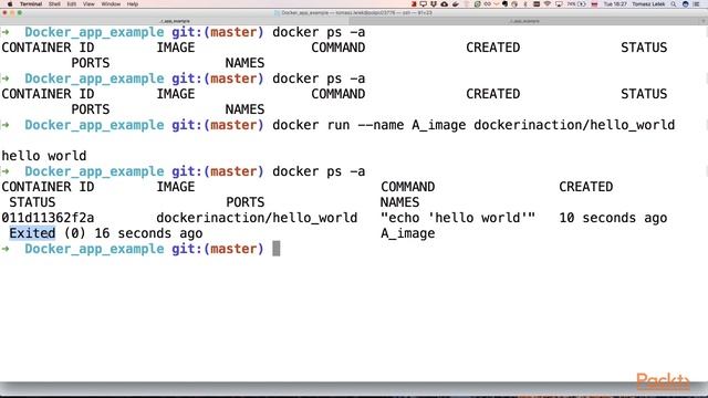 Docker for Java Developers : Learning Docker Command Line  | packtpub.com