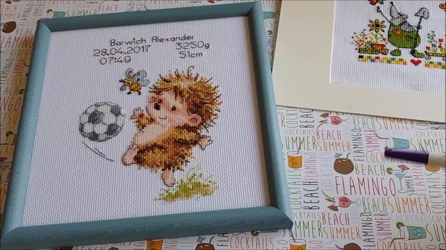 Мой ужасный опыт оформления вышивки. Новая оформленная работа. смотреть онлайн