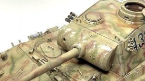 1/35 PANTHER Ausf.D　Tamiya tank model 【Plant camouflage】Scale model painting