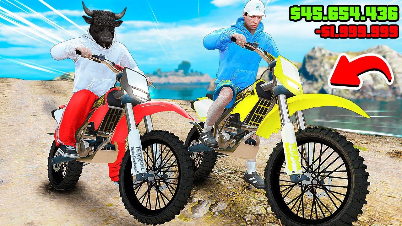 КУПИЛИ КРОССОВЫЕ МОТОЦИКЛЫ С БУЙВОЛСОНОМ В ГТА 5 МОЙ ДОМ! ОБЗОР МОДА GTA 5 RP СЕРВЕР смотреть онлайн