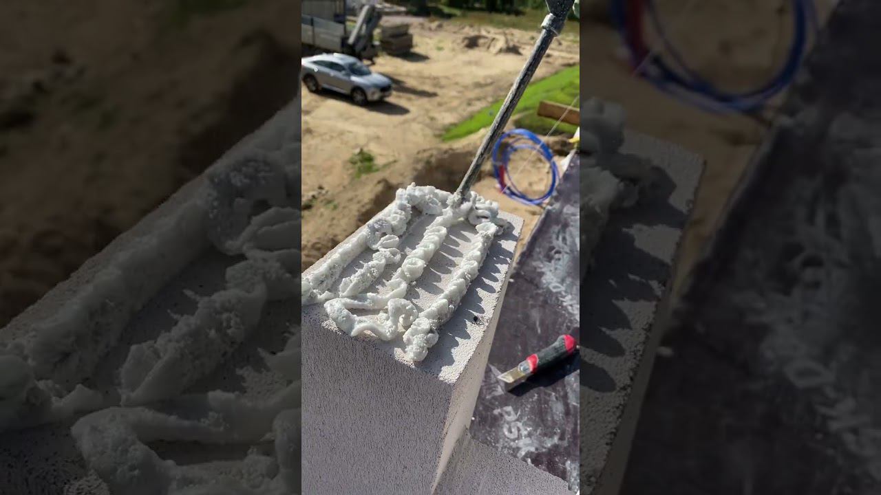 Кладка блоков из газобетона смотреть онлайн