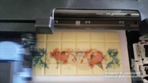 Пищевая печать на шоколаде