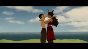 Aang and Katara  - The Avatar's Love