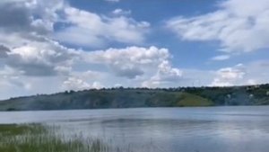 Видео с Ка 52 над пляжем в Алчевске