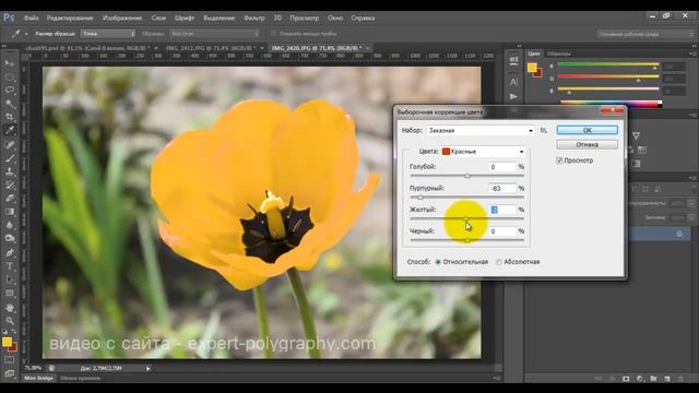 Как изменить цвет чего-либо на фотографии смотреть онлайн
