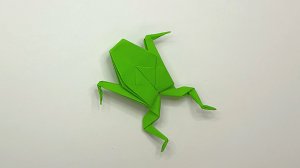 Как сделать лягушку Оригами из бумаги. ★★★☆☆
