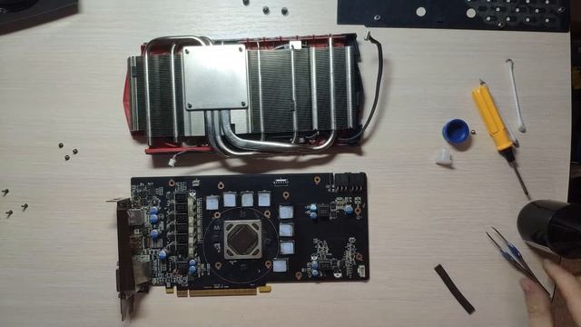 Чистка и полный разбор MSI Radeon R9 270X