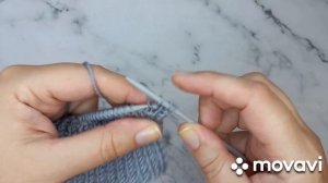 ?Двусторонний узор спицами"Джутовая петля"?