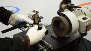 Заточка спирального сверла на ZS110 - станок для заточки корончатых сверл