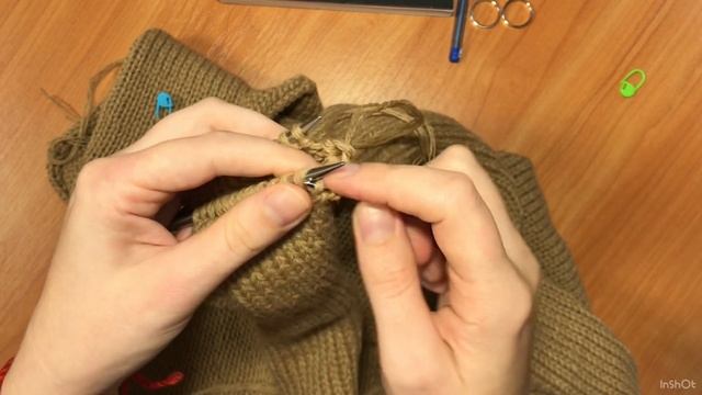 Трикотажный шов петля в петлю