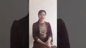 А.С. Пушкин "Я помню чудное мгновение" (на туркменском языке). Читает Чынар Байджа