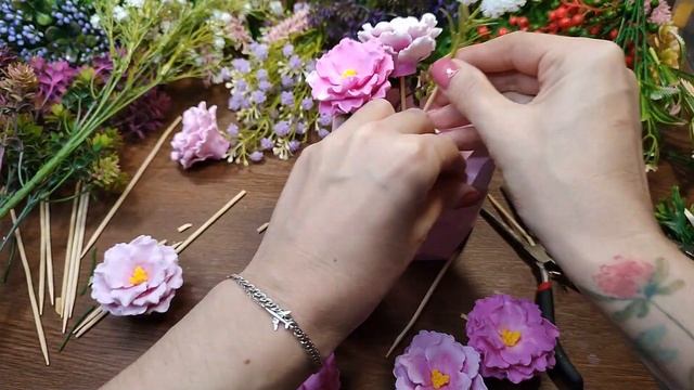 Мыльный букет из фиалок ? Мыловарение от ТакКруто ? Как сделать букет из мыла