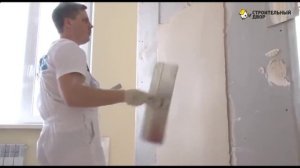 Как штукатурить стены по маякам (штукатурка стен своими руками, финишная шпаклевка швов стыков)