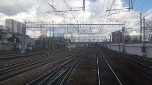поездка на тепловозе 2М62У-0123 от ст. Лосиноостровская до ст. Подлипки-Дачные
