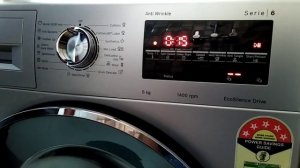 Bosch WAJ2846SIN Machine demo