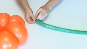 Тыква из шаров / Pumpkin of balloons Тutorial