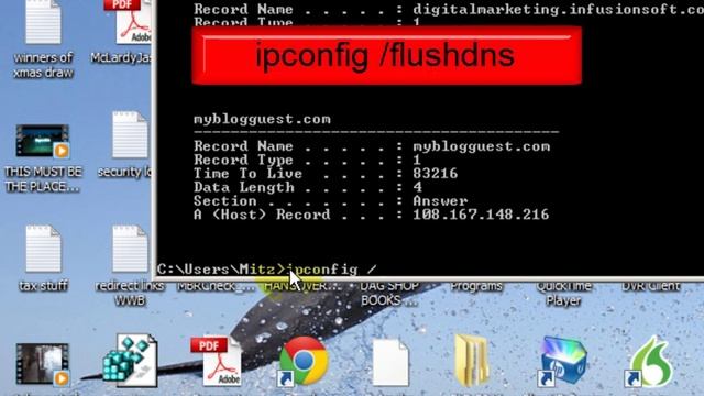 Flush DNS Cache on your Computer смотреть онлайн
