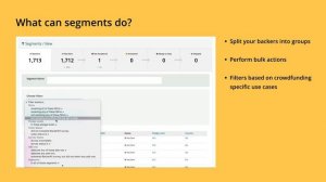 BackerKit Segments