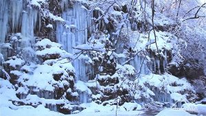 Адыгея зимой. Водопады Руфабго