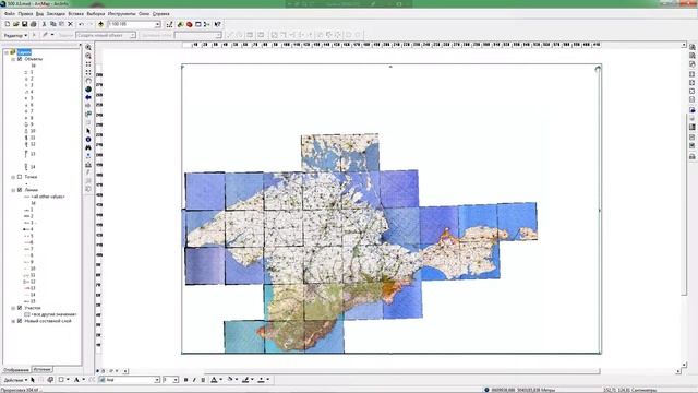 Печать больших карт на нескольких листах в ArcGIS (ArcMap) смотреть онлайн