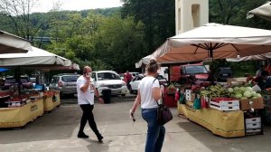 Пятничный рынок в Мацесте, Сочи. Свежие продукты, покупаем здесь.