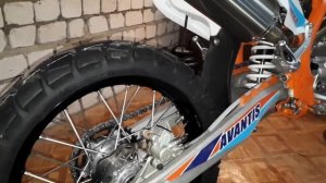 Avantis Enduro- установка дорожной резины и немного о электростартере