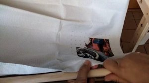 Вышивать лучше на руках или на станке?  Не могу натянуть канву на новый станок)))