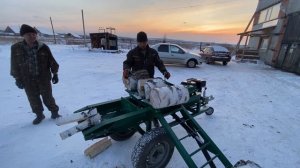 Гидравлический Дровокол «Кузьмич» с гидроподъемником!