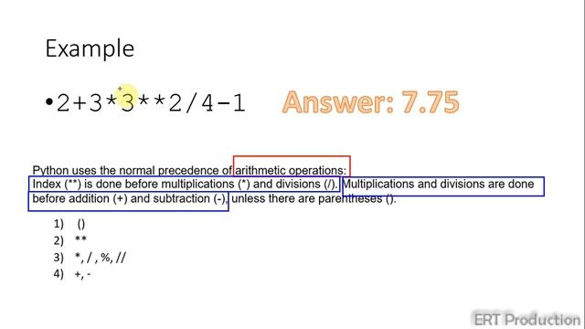 [ERT ICT Teaching] Learn Python for JSS (03 - Operator Precedence) смотреть онлайн