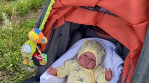 ?День с реборном Ариной\ прогулка в коляске?