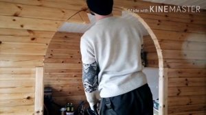 Арка в доме из бруса