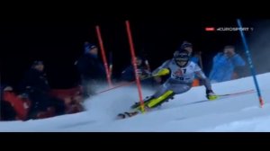 Горные лыжи. Кубок мира. Шладминг. Мужчины. Слалом. 2-я попытка.