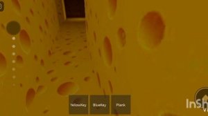 убегаем из сырного лабиринта от страшной мыши в игре Roblox