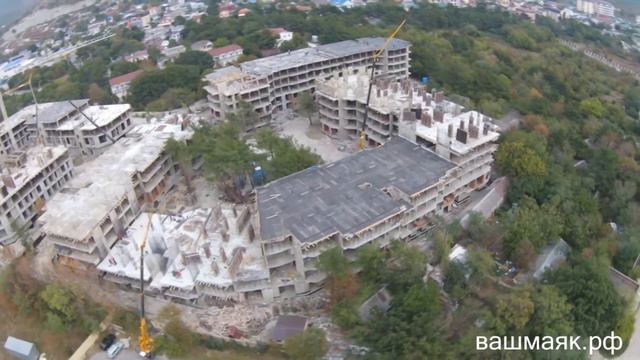 ЖК Лазурный, Геленджик, ул Туристическая, октябрь 2015 года смотреть онлайн